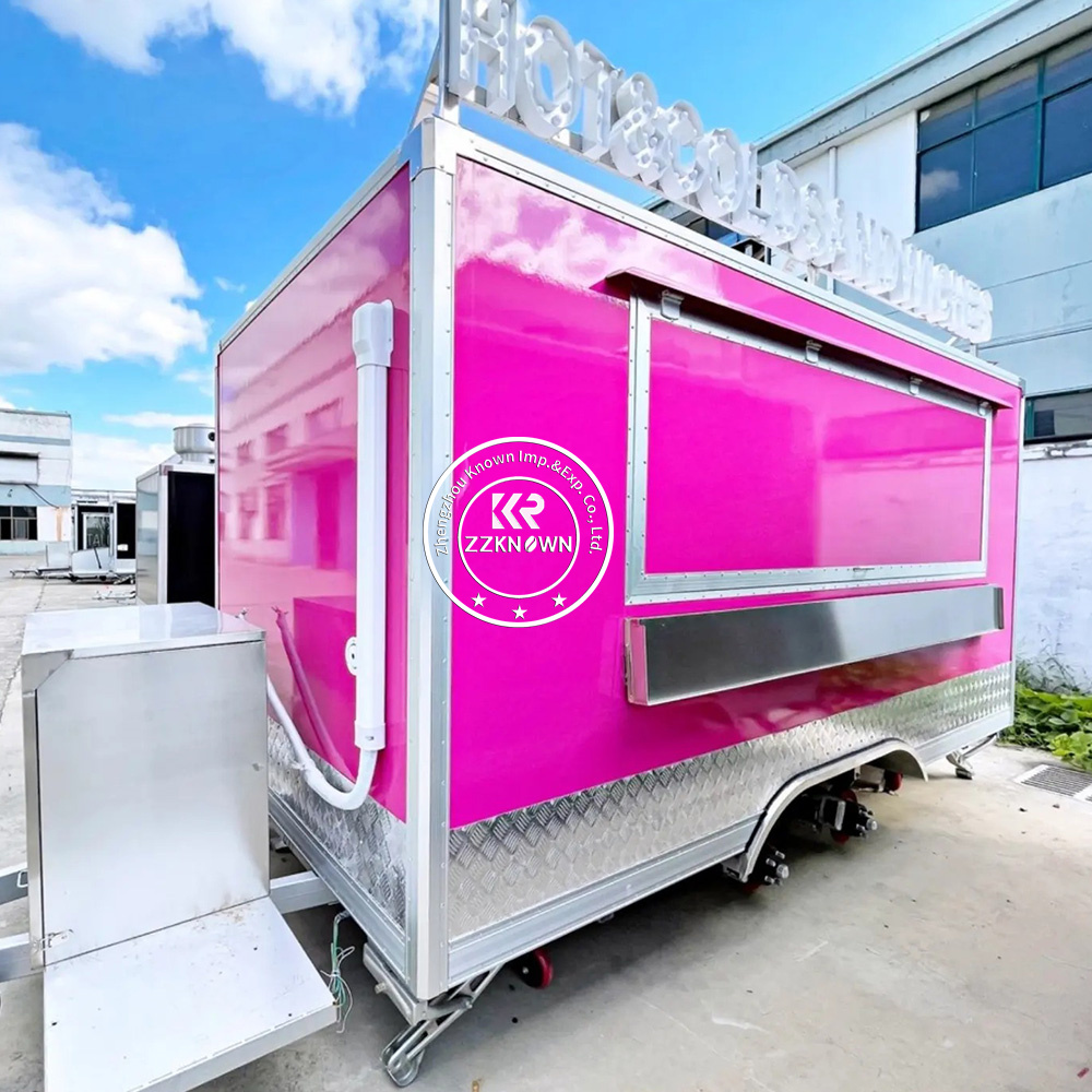 Food Truck With Snacks - 2025 Hotdog Food Cart Coffee Van