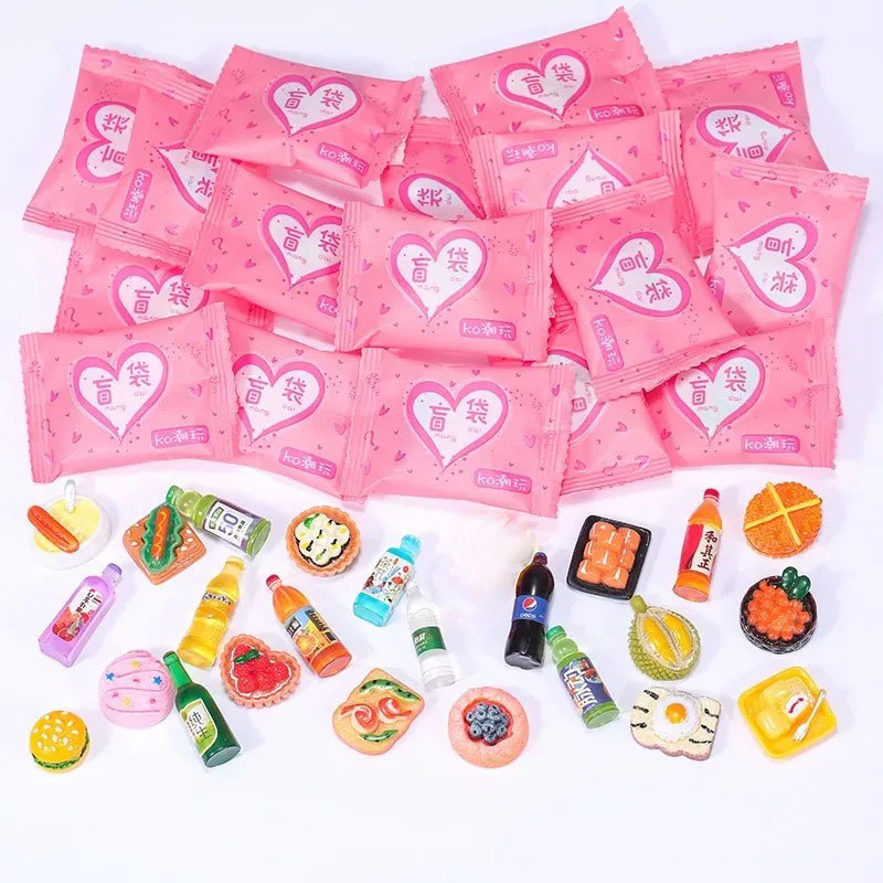 Food Snacks For Party - Losowe wzory torebek, miniaturowe zabawki spożywcze,