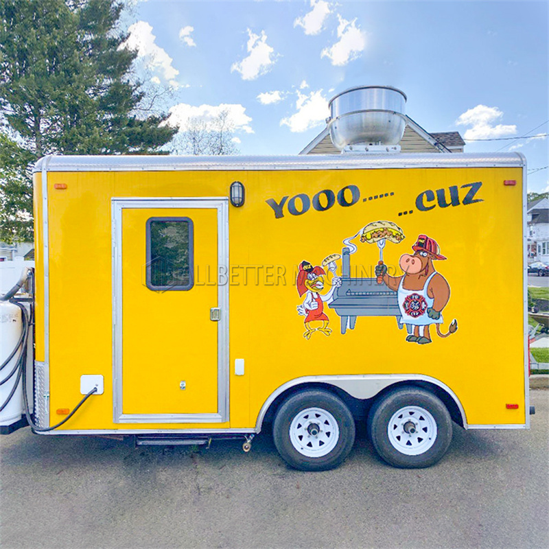 Food Truck With Snacks - Allbetter Street Fast Food Trucks Mobilna