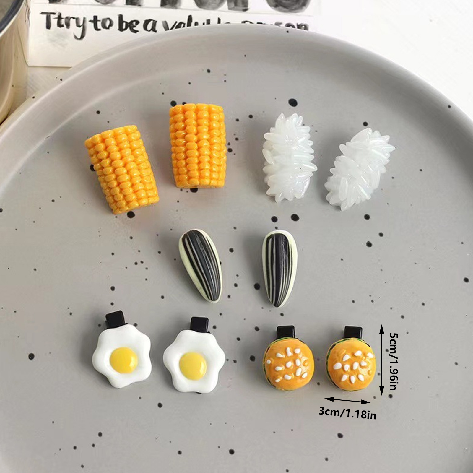 Zestaw mini spinek do włosów w – Food Snacks For Party recenzja i cena