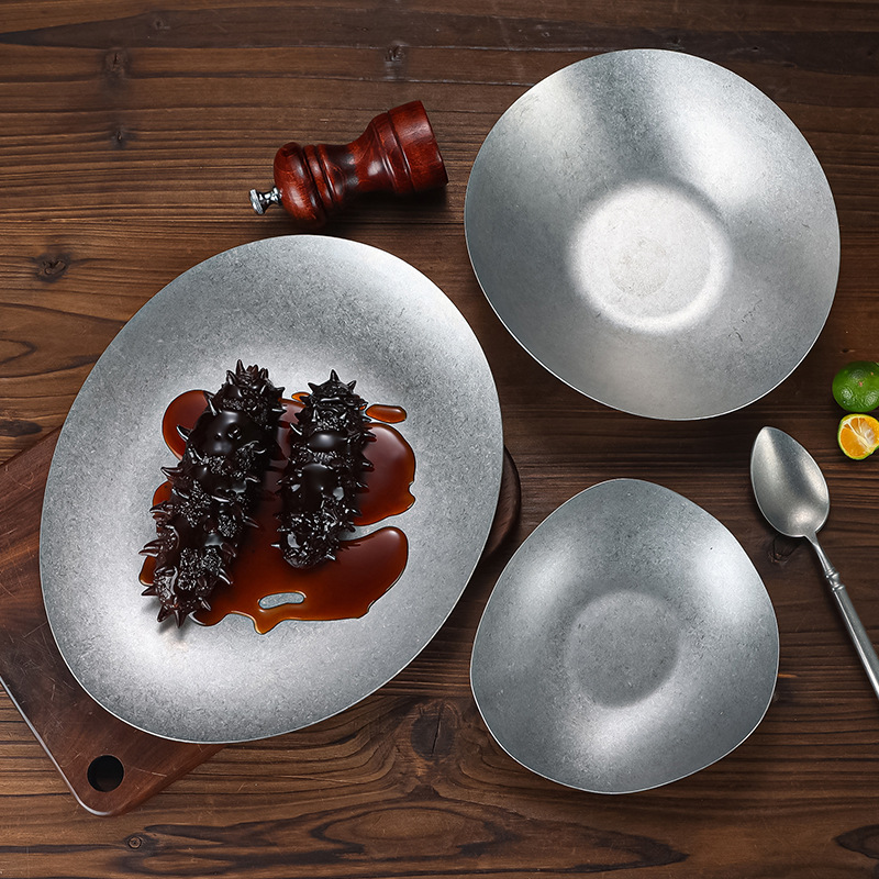 Nieregularny talerz ze stali n – Food Snacks Restaurant recenzja i cena