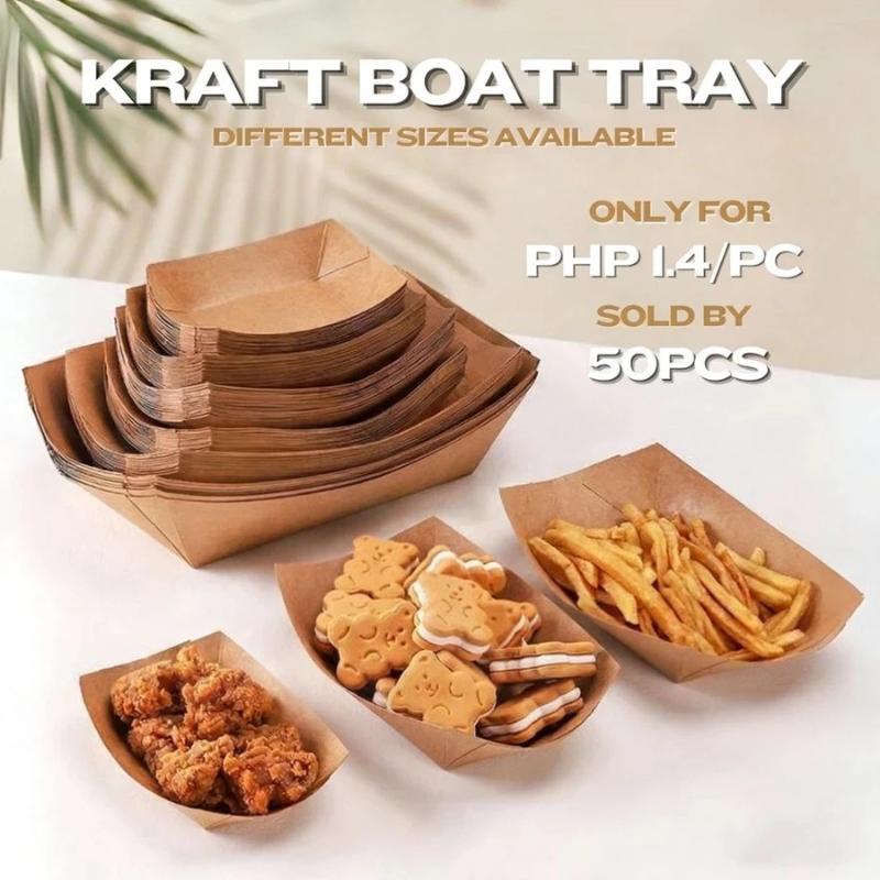 Tacki Kraft Boat, jednorazowe  – Food Snacks Restaurant recenzja i cena
