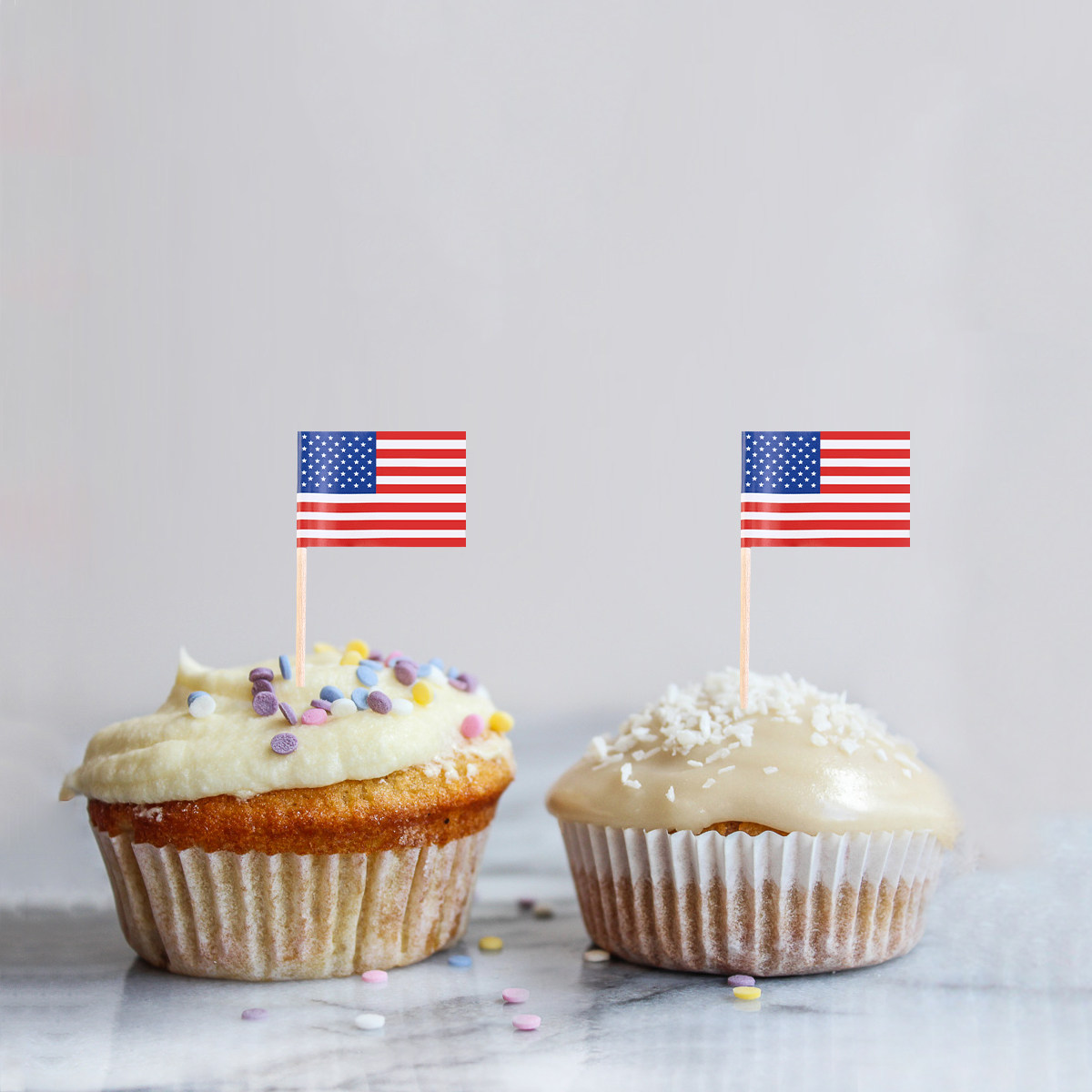 100 szt. wykałaczek z flagą am – Food Snacks For Party recenzja i cena