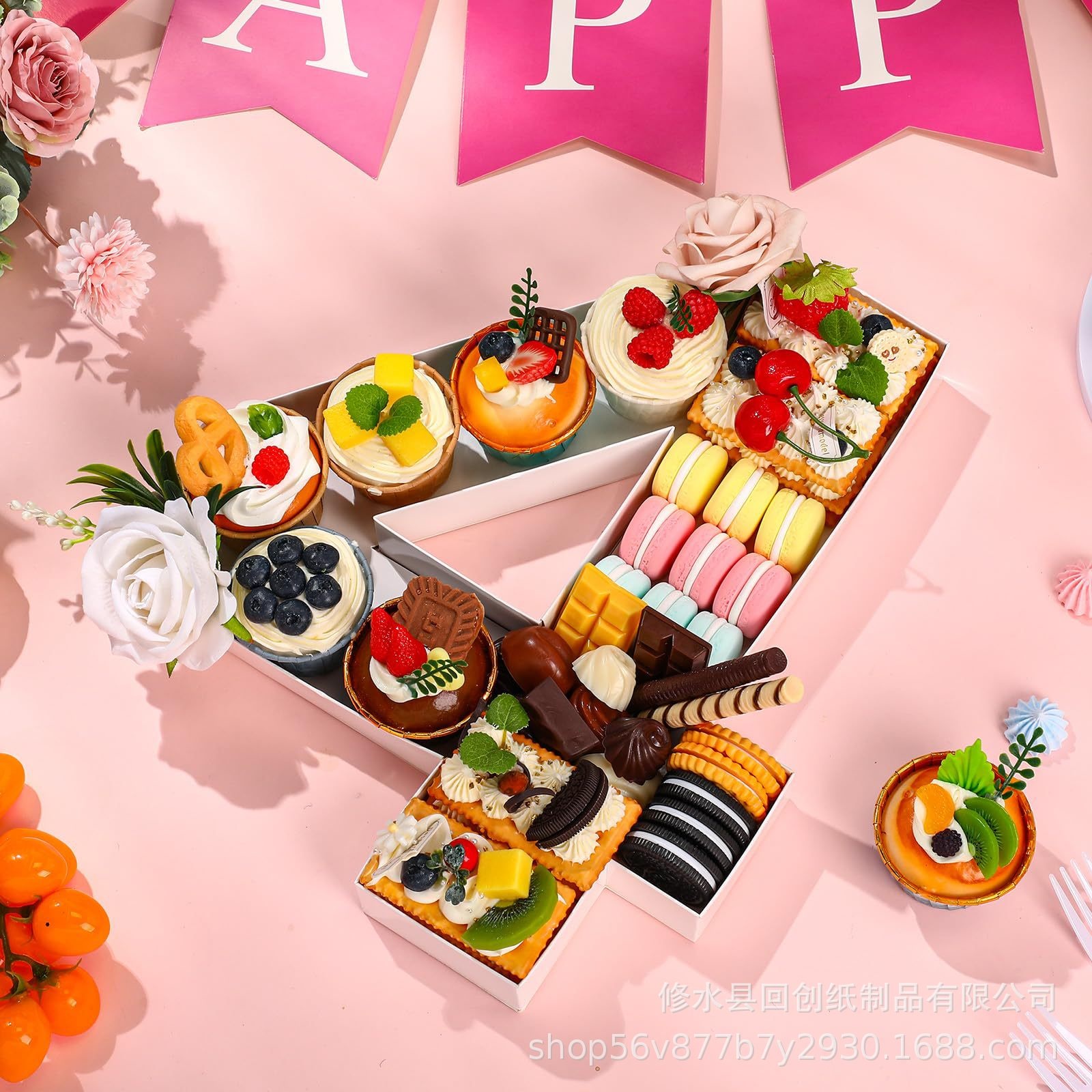 0-9 Number Tace na żywność Dek – Food Snacks For Baby Shower recenzja i cena