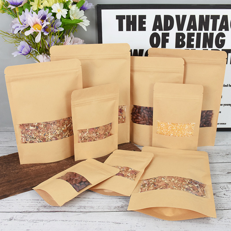 20/50szt Kraft Paper Zip Lock  – Food Snacks For Party recenzja i cena
