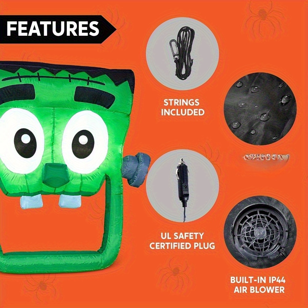 4. 3 FT Halloweenowe dmuchane  – Zombie Snacks recenzja i cena