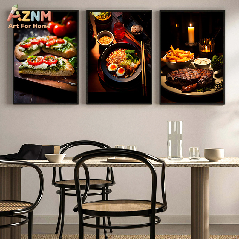 AZNM Gourmet Food Canvas Poste – Food Snacks Restaurant recenzja i cena