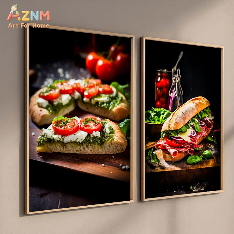 AZNM Gourmet Food Canvas Poste – Food Snacks Restaurant recenzja i cena
