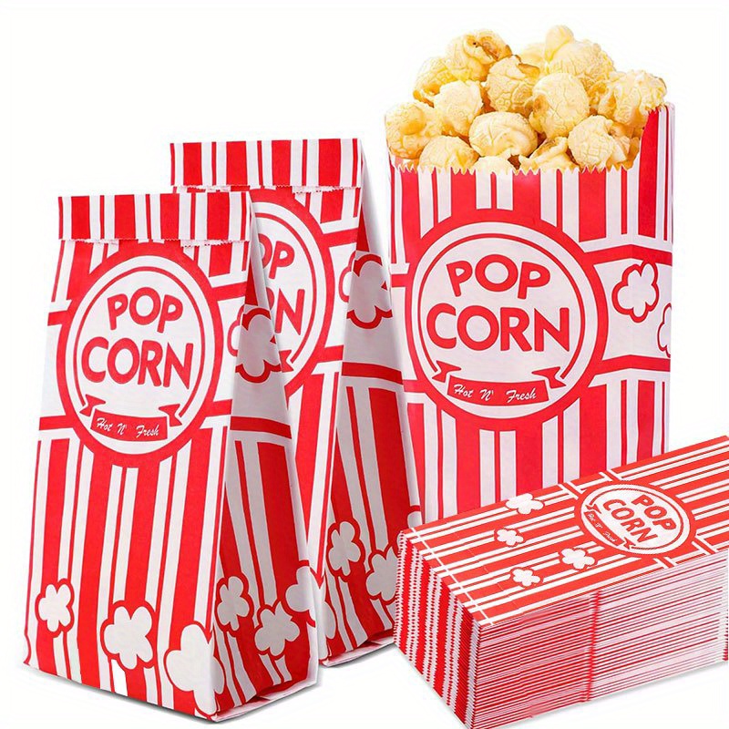 20/50 szt. Torebek na popcorn, – Food Snacks For Party recenzja i cena
