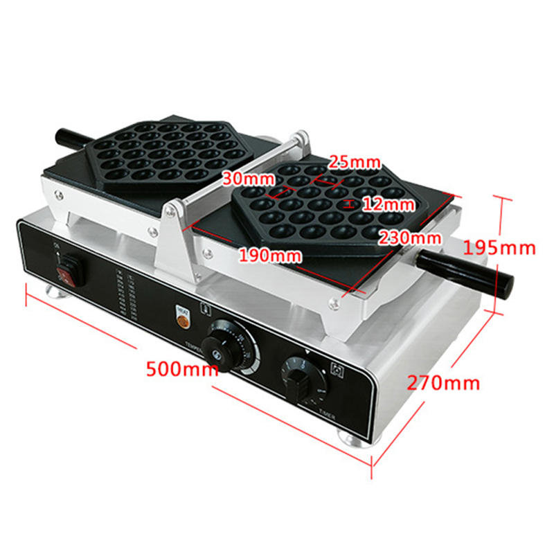 Profesjonalna gofrownica 1500W – Snacks Food Stall recenzja i cena