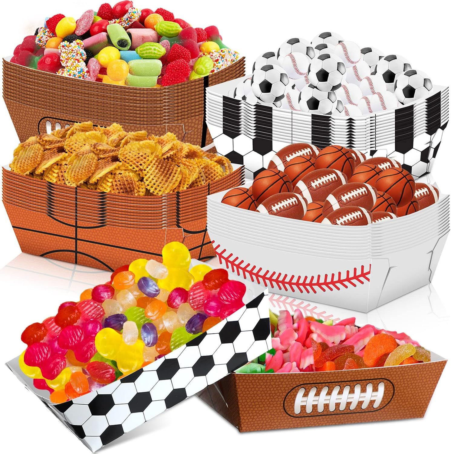 6-48 szt. Jednorazowe papierow – Food Snacks For Baby Shower recenzja i cena