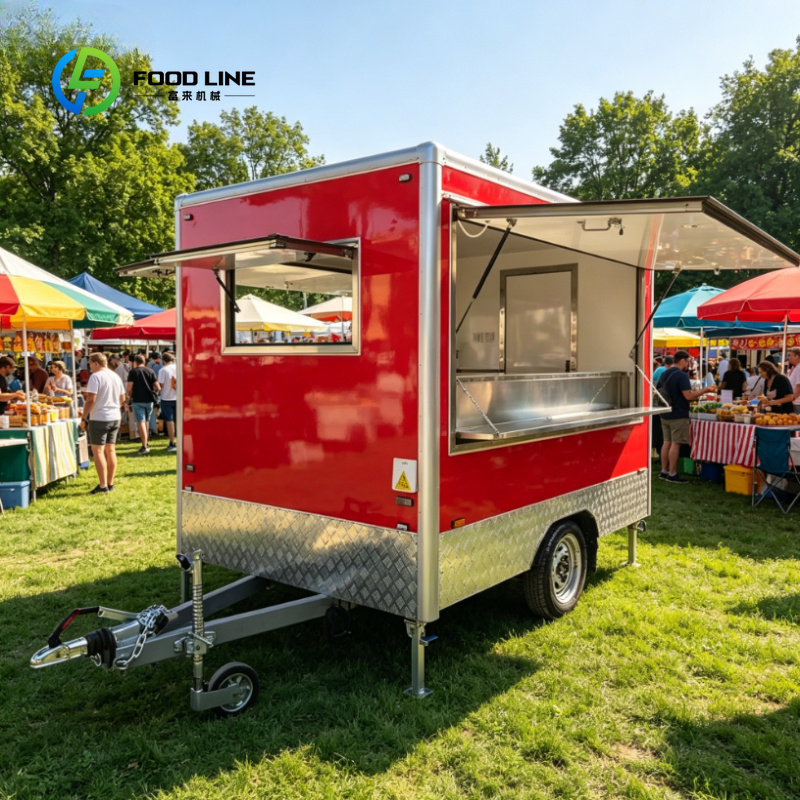 Dostosowywana mobilna przyczep – Food Snacks Restaurant recenzja i cena